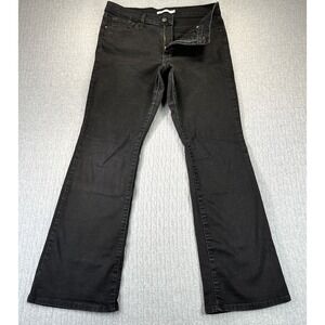 Levi's 315 shaping boot cut Women (31X29) slim fit authentic‎ Black Denim Jeans